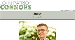 Desktop Screenshot of johnpatrickconnors.com